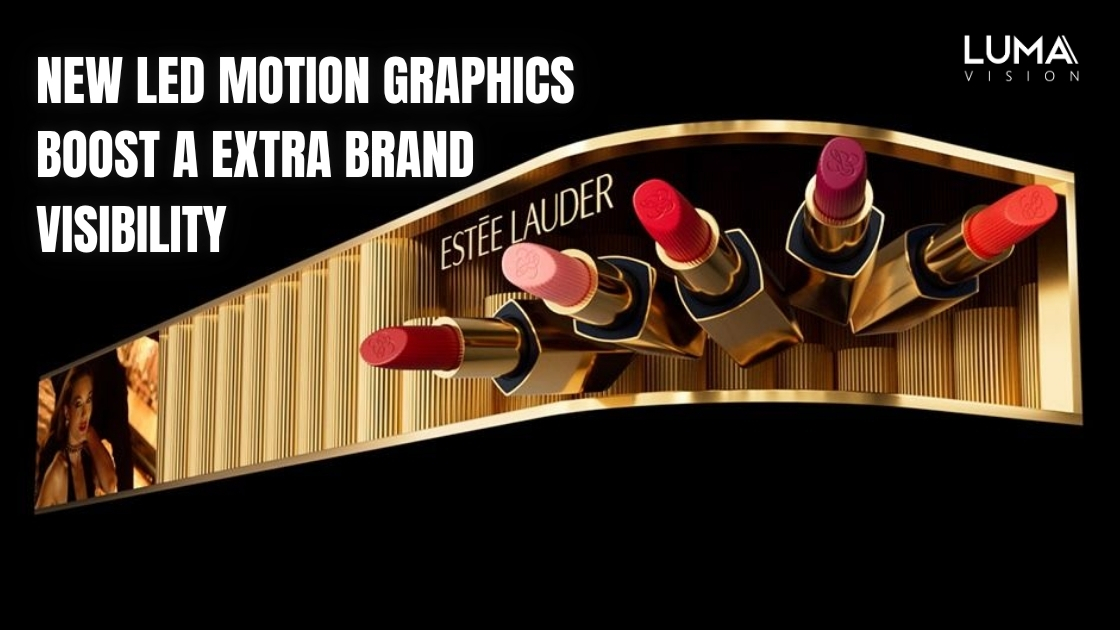 LED motion graphics boosting brand visibility through creative digital design.
